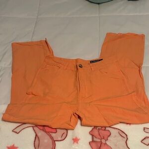 Blank NYC Vibrant Orange Pants